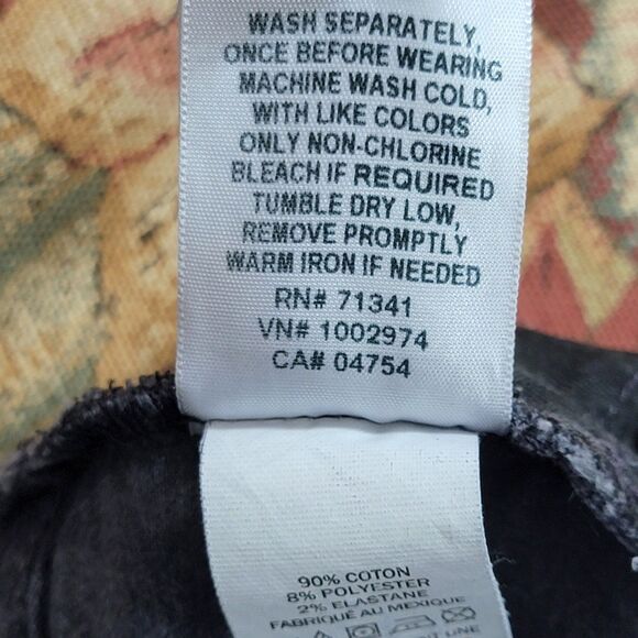 LL Bean True Shape Jeans Womens 12 MT Black High Rise Straight Leg Classic Fit - Picture 12 of 13